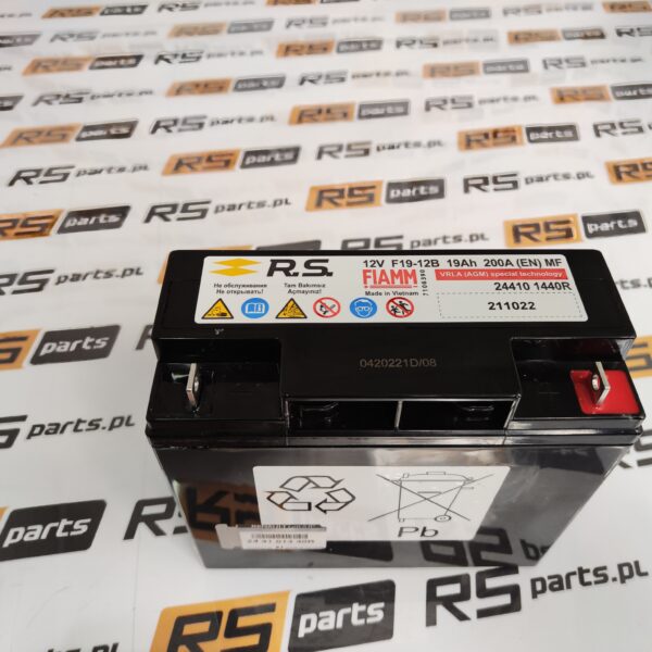Akumulator Megane IV RS  Dess 19AH/200A  244101440R